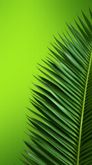 Obraz premium Vibrant green palm leaves
