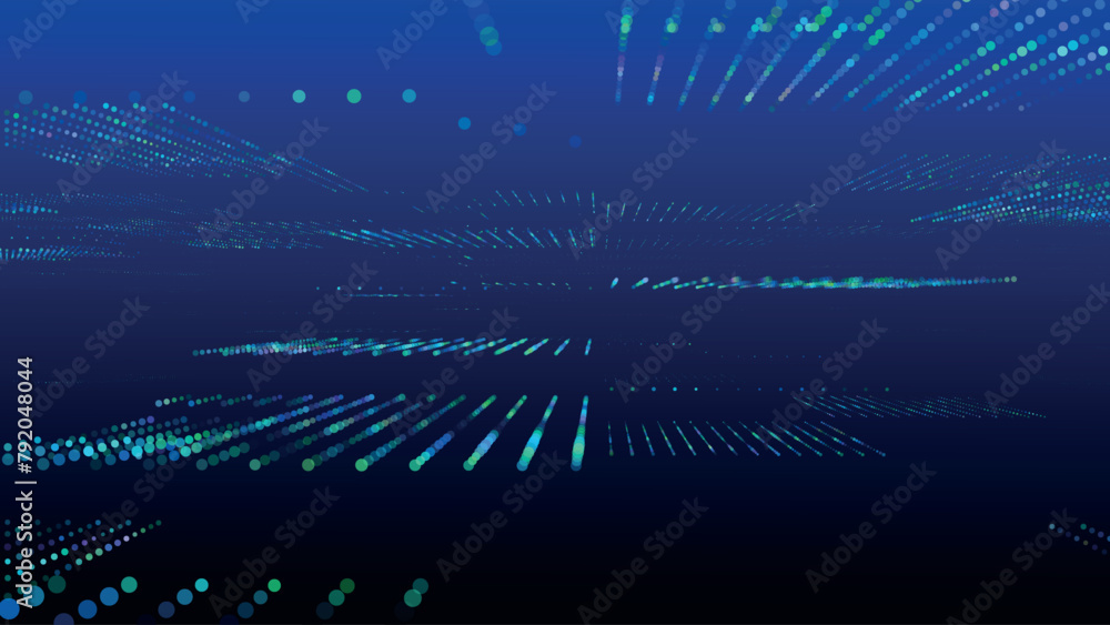 Poster abstract digital background. data flow information. digital communication concept. science technolog