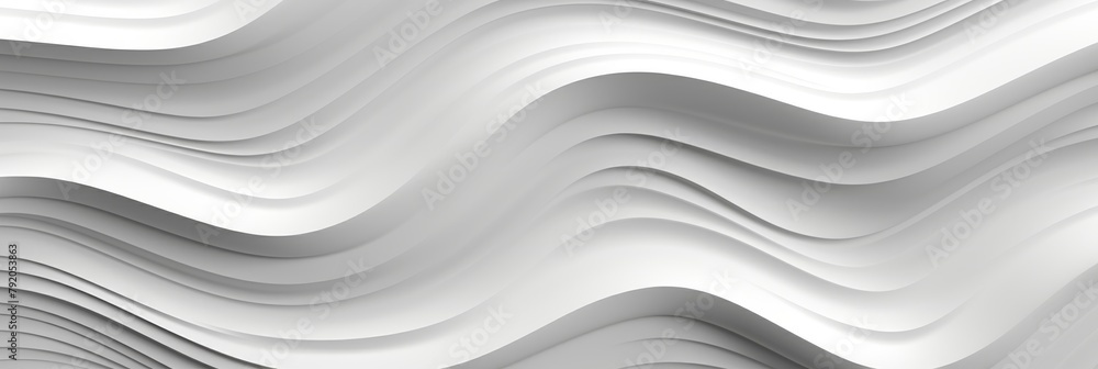 Poster abstract wavy gray lines background. monochrome textured digital art, wave pattern design element. g