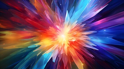 Obraz premium abstract light burst