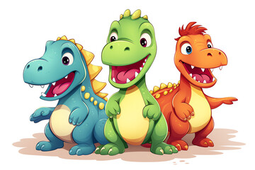 Obraz premium cute dinosaure, AI generated