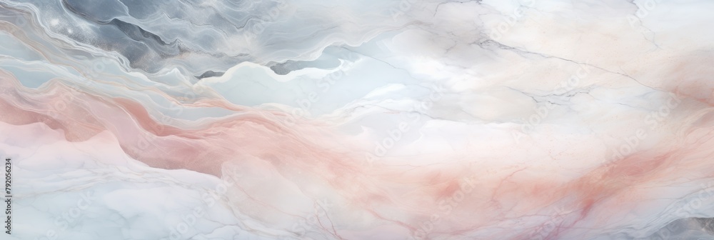 Poster marble texture with fluid wave lines in pastel color. marble swirls background. generative ai