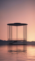 Minimalistic Lakeside Pavilion