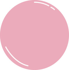 Plume Of Pink Transparent Bubbles