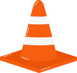 Traffic Cone Illustration

