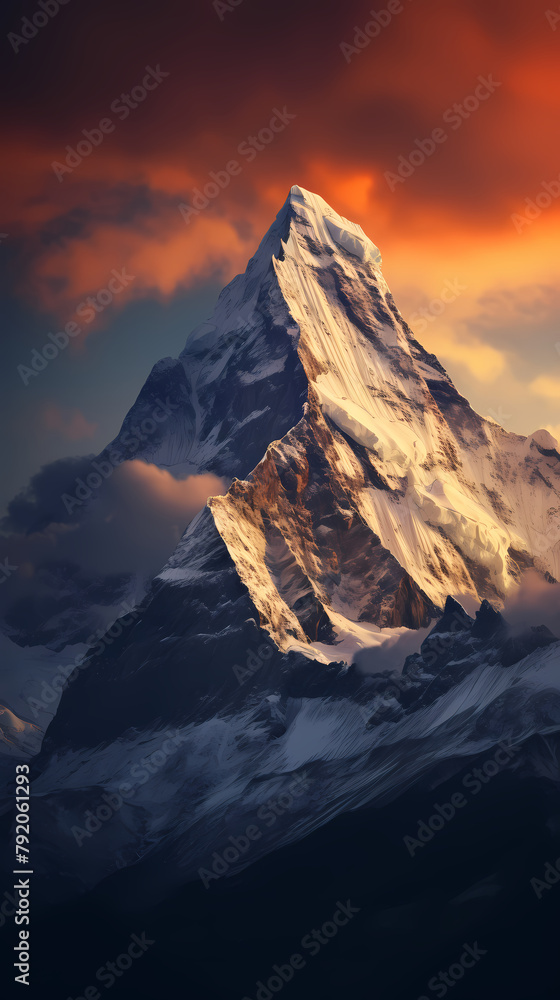 Poster stunning mountains