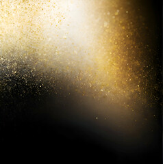 abstract background gradient with gold black and white, graphic resource or wallpaper