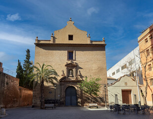 Church of Santa Úrsula in the city of Valencia - obrazy, fototapety, plakaty
