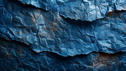Grunge paper texture in old navy blue.