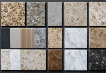 samples kitchen black dark colors granite fferent Brown countertops stone gray color quartz Various white marble