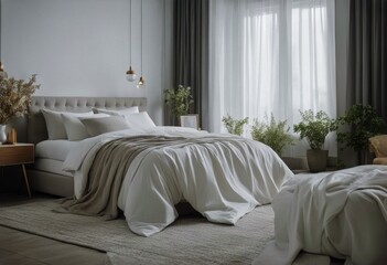 pillows bedroom bed bedding White