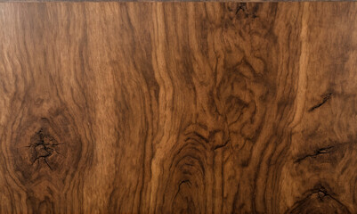 Walnut tree texture close up. Wide walnut wood texture background. Walnut veneer is used in luxury finishes