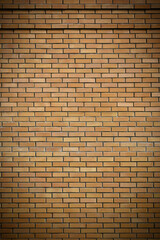 horizontal part of bright yellow painted brick wall 3