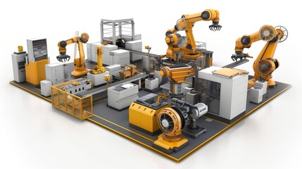 Fototapeta premium manufacturing plant