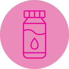 Syrup Pink Line Circle Icon