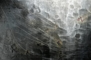 A detailed shot of a weathered metal surface, with scratches and wear, ideal for grunge-style backgrounds or texture overlays.