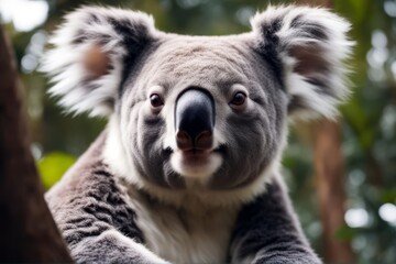 'zoo koala bear animal australia tree wildlife cute nature mammal lemur wild marsupial baby eucalyptus australian fur branch portrait native grey outback sleeping madagascar'