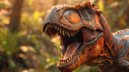 Ferocious T-Rex Close-Up