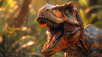 Ferocious T-Rex Close-Up