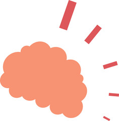 Infographic business idea. thinking ideas brain, glowing light bulb, brain. png. brain training, study, storm