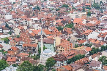View over city of Prizren in Kosovo