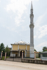 The mosque in town of Radoste in Kosovo