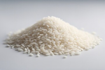 'pile white rice background grain jasmine food heap seed closeup healthy nobody organic asian...