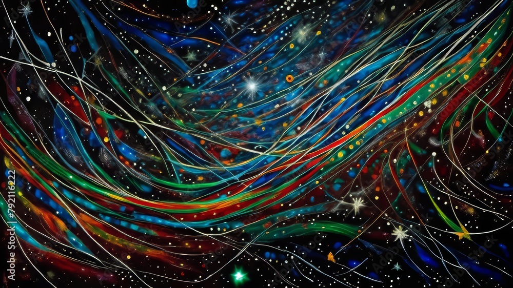 Poster abstract background with lines