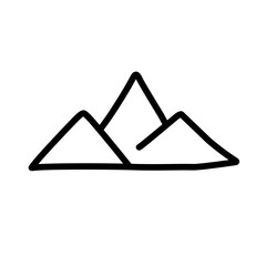 Mountain outline 