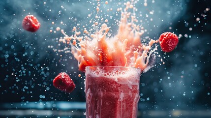 Blender making a Smoothie explodes its contents into the air.  