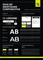 logo identity guideline template in brazilian portuguese