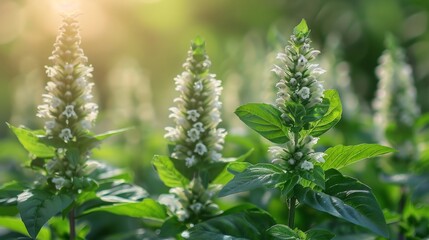 Close-Up of Flowers in a Field