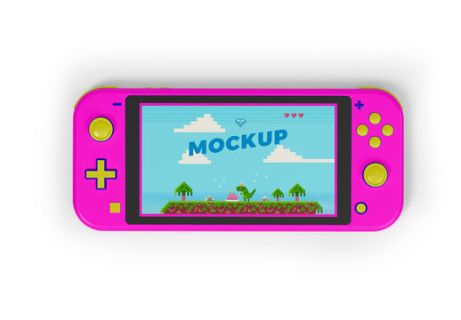 Handheld Game Console Mockup