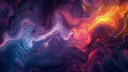 Vibrant Abstract Background With Various Colors