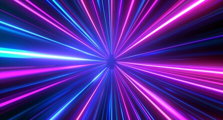 Obraz premium Vibrant Purple and Blue Background With Lines of Light