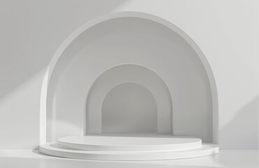 Plant in a White Vase on a White Table