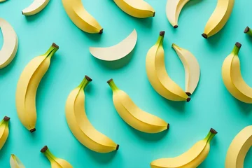 Foto op Canvas pattern of bananas © Жанна Яценко