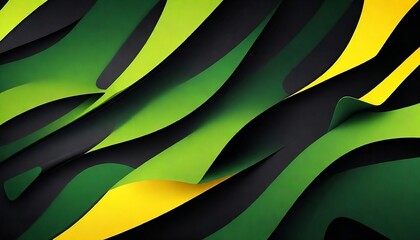 abstract background green yellow black for wallpaper created with generative ai	
