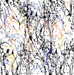 Vector illustration of abstract splatter style pattern.