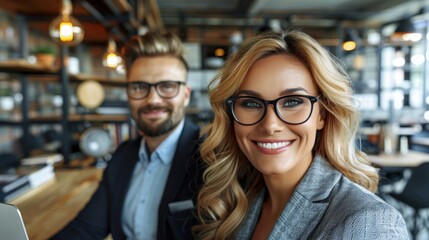 Man and Woman Sitting at a Bar