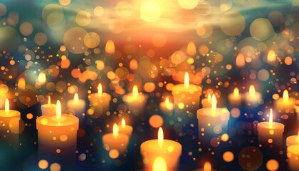 Candlelight Vigils - obrazy, fototapety, plakaty