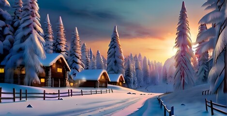 Winter season wallpaper 4k