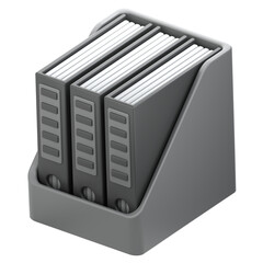 3d icon Binder, 3d illustration, 3d element, 3d rendering.