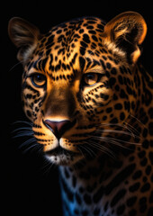 Feline majestic leopard