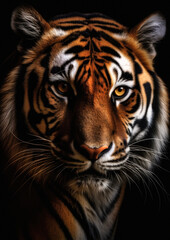 Majestic feline tiger created by AI