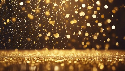'mockup confetti middle light space ceremony award beam stage Golden copy festive rain empty room...
