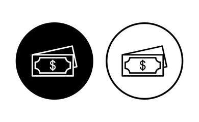 Money icon set. Money vector icon.