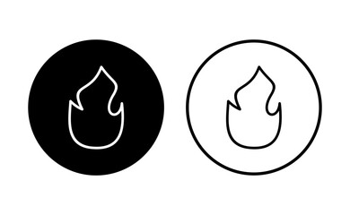 Fire icon set. fire vector icon