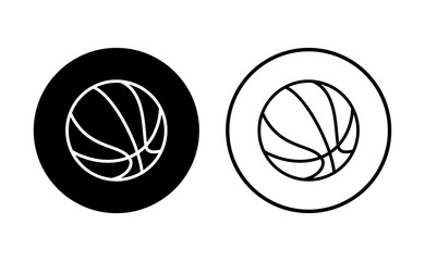 Basketball icon set. Basketball ball icon. Basketball logo vector icon