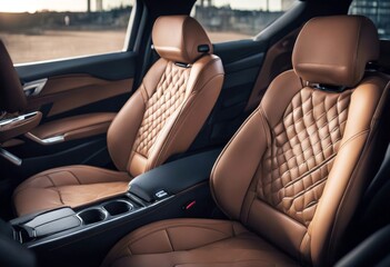 'car leather seats interior vehicle sport seat chair business luxury automobile modern comfortable...